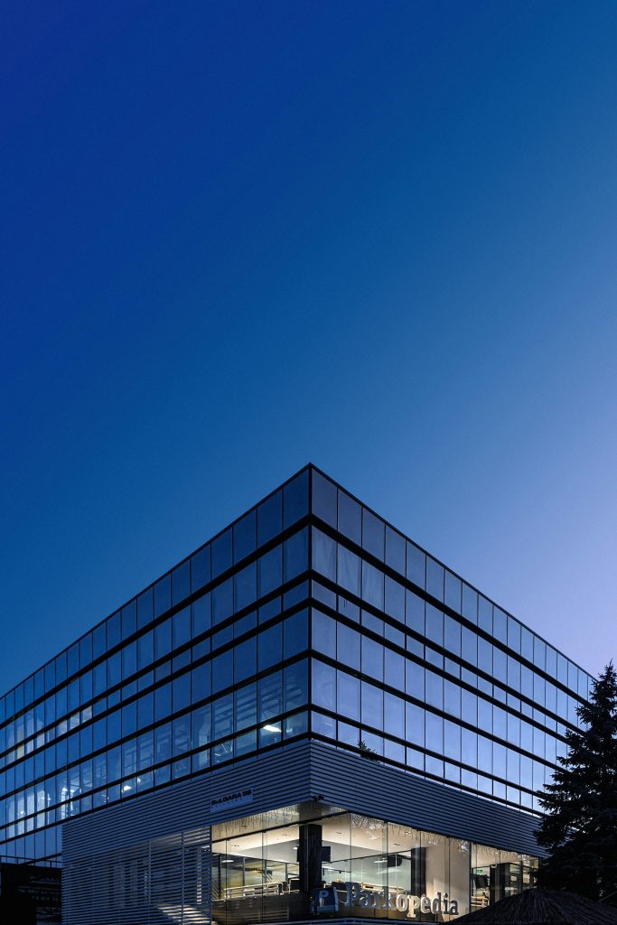 Modern commercial office building